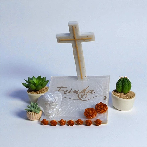 Grande plaque funéraire