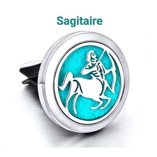 Diffuseur de voiture à tampon  signe astro sagitaire