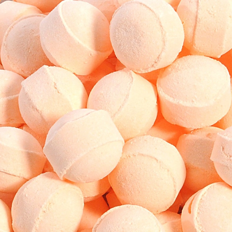 mini bombe de bain parfum pamplemousse