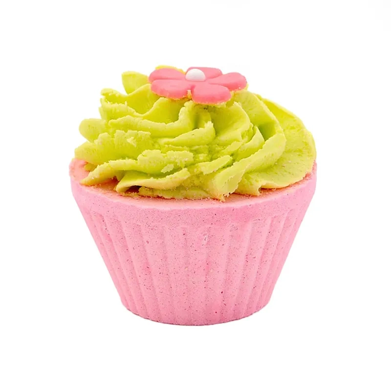 Cupcake de bain parfum fraise
