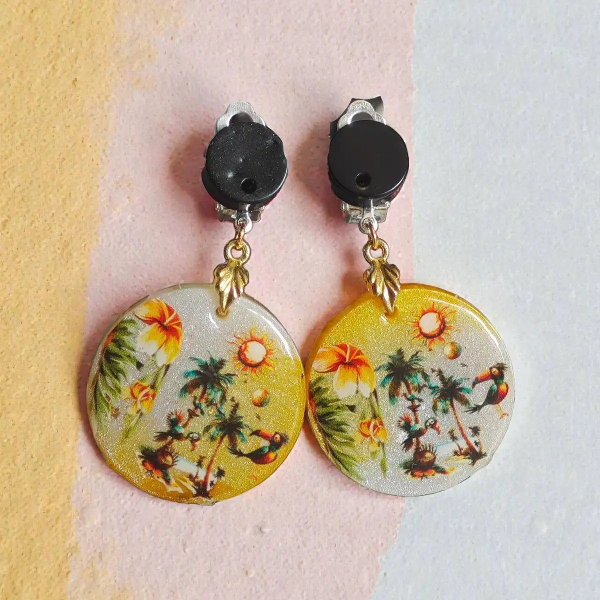 Boucle d'oreille à pince