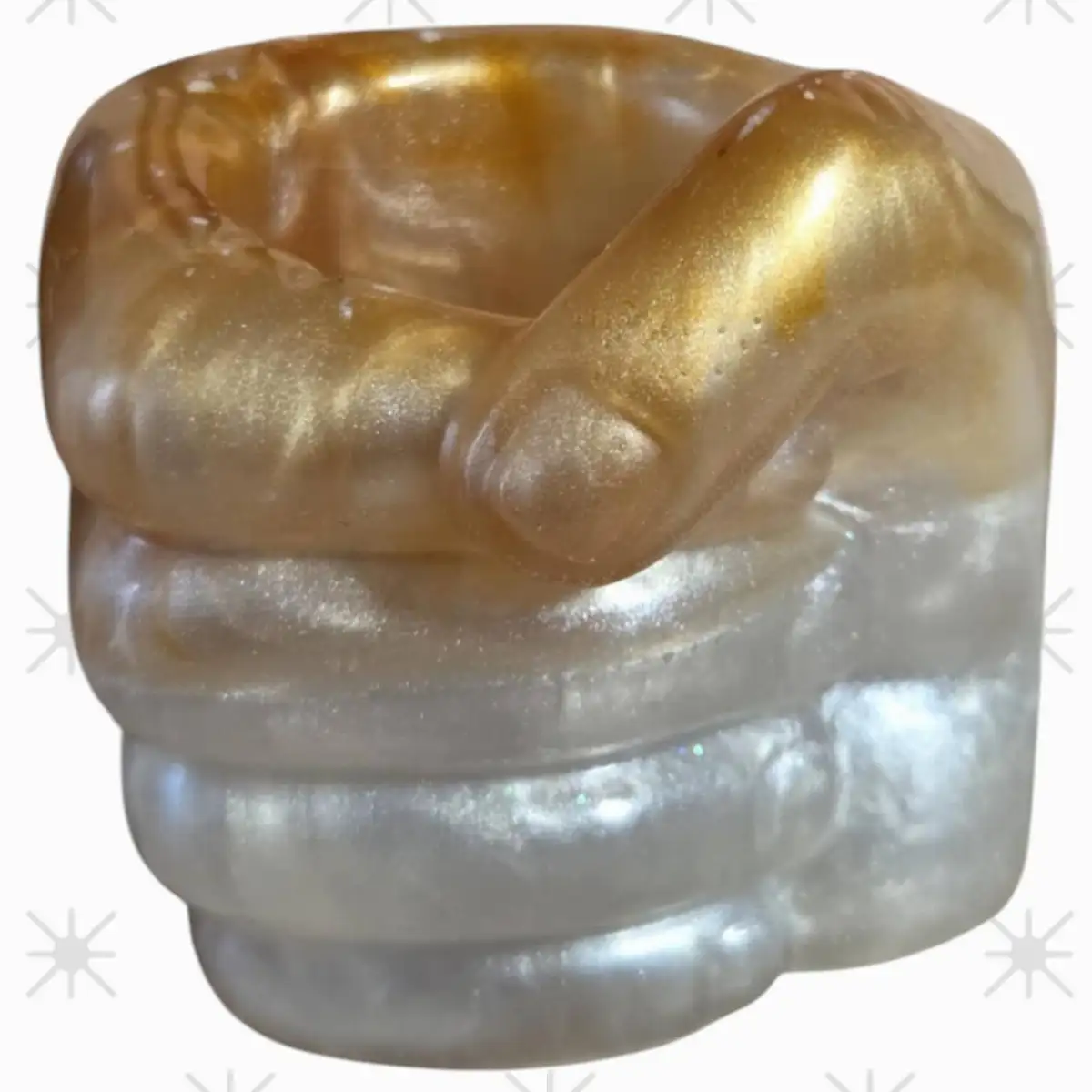 Pot à crayon en résine